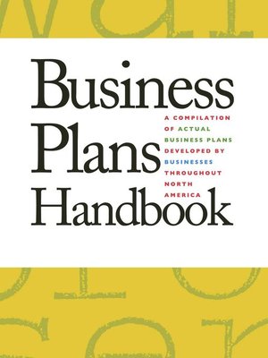 cover image of Business Plans Handbook